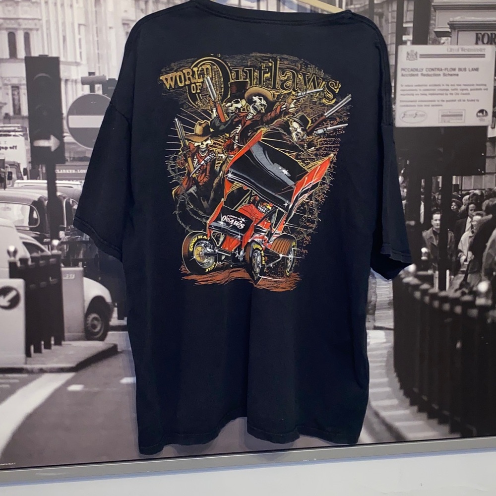 Vintage World Of Outlaws T-shirt Size 2XL